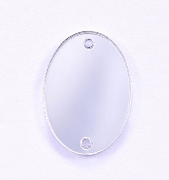 15x21mm Acrylic Oval Mirror Centerpieces