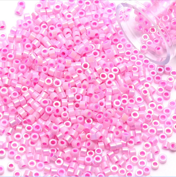 Delica Beads Cotton Candy Pink