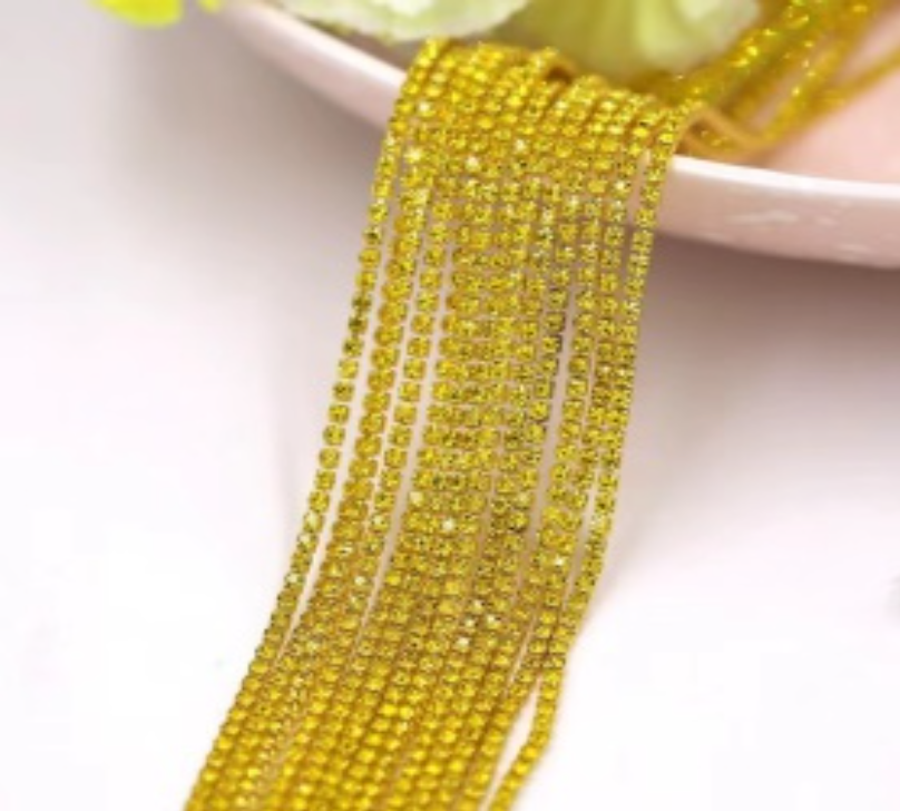 All Light Yellow SS8 Banding 1 Yard