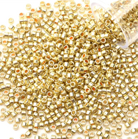 Metallic Delica Beads Cool Gold
