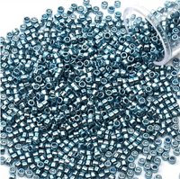 Metallic Delica Beads Cool Blue