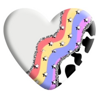 Starry Resin Heart