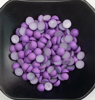 Purple Round 8mm Matte Centerpieces: 5 Pairs