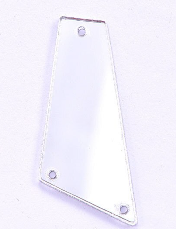 17x40mm Acrylic Angled Trapezoid Mirror Centerpieces