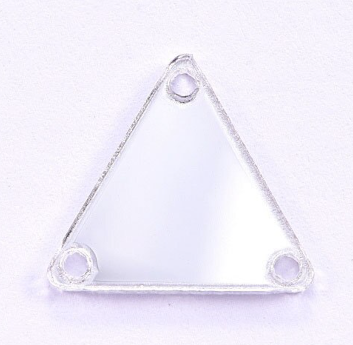 16x16mm Acrylic Triangle Mirror Centerpieces