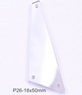 18x50mm Acrylic Angled Trapazoid Mirror Centerpieces