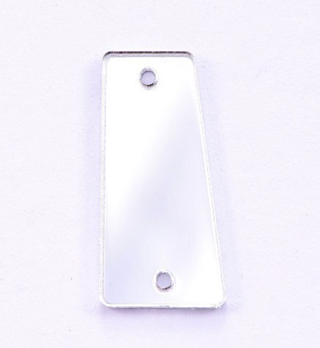 11x22mm Acrylic Trapezoid Mirror Centerpieces