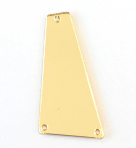 22x42mm Gold Acrylic Trapezoid Mirror Centerpieces