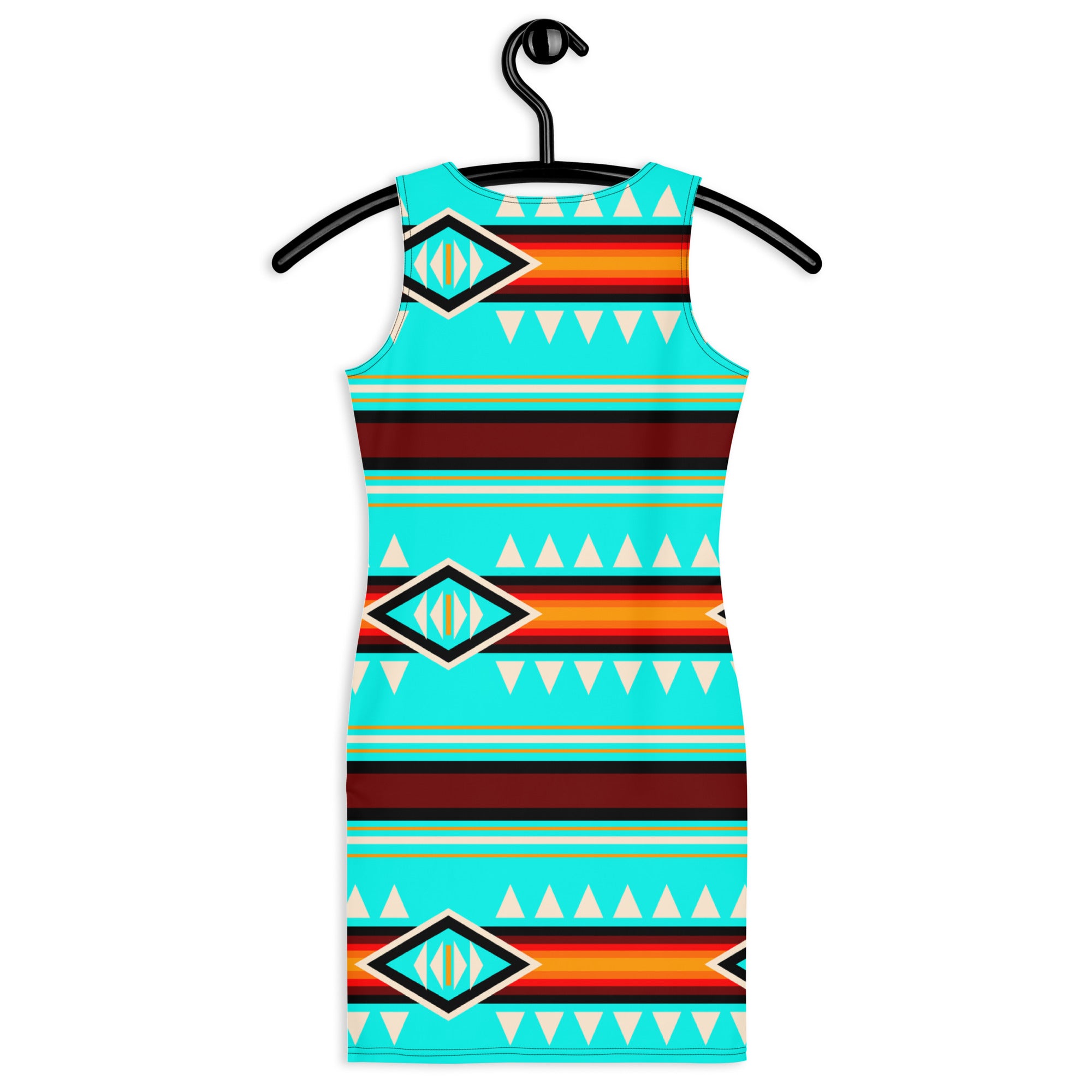 Native Print Sublimation Dress