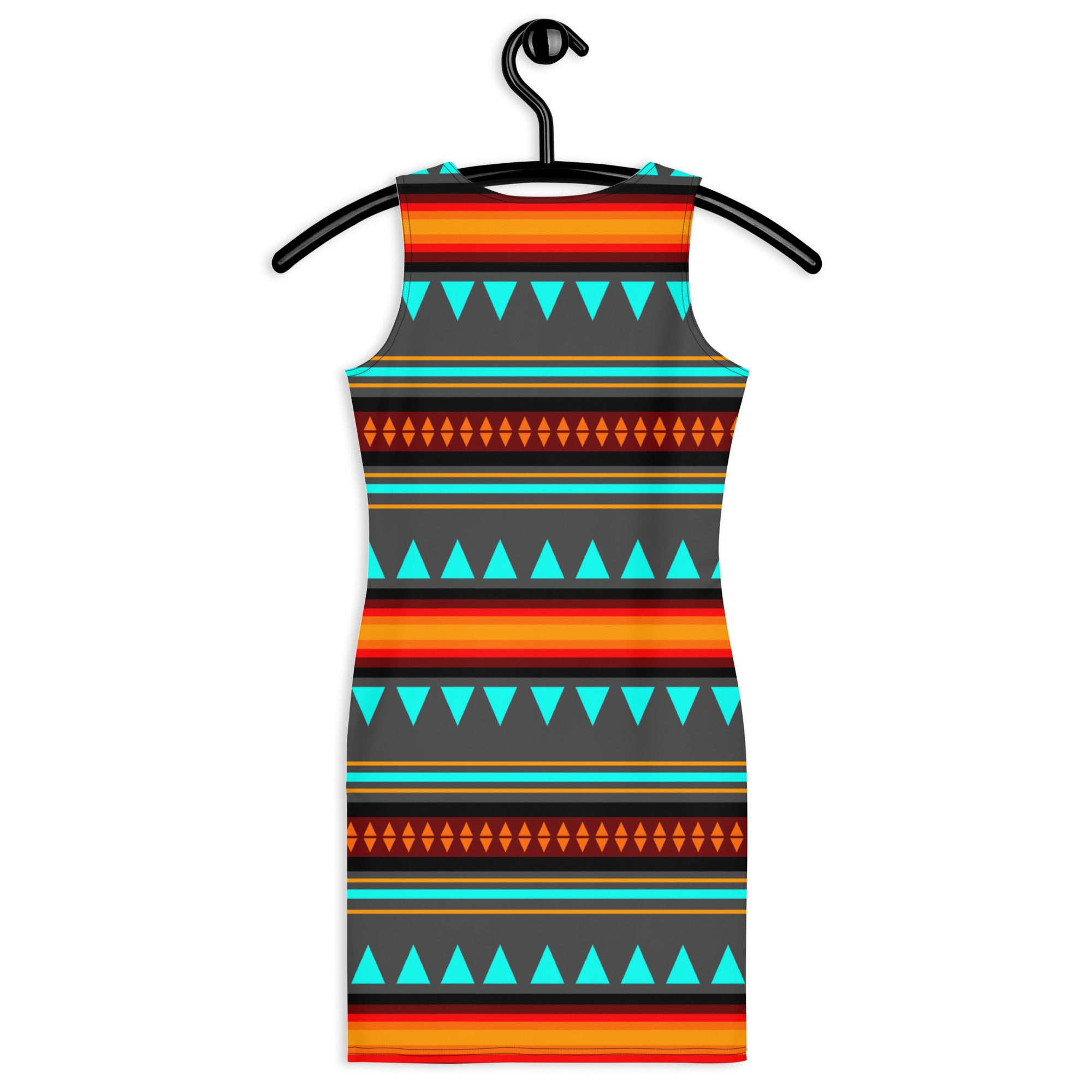Native Print Sublimation Dress