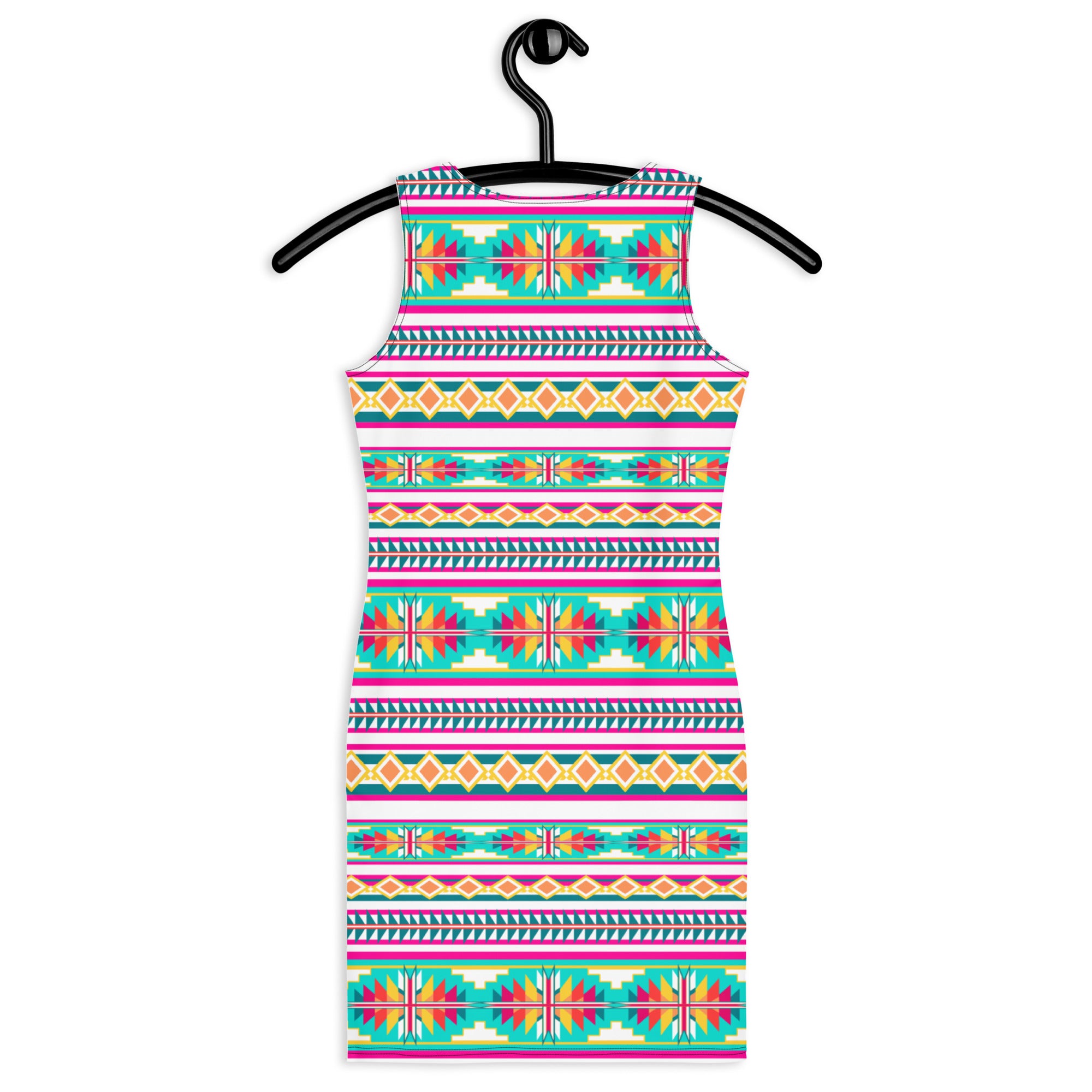 Native Print Sublimation Dress