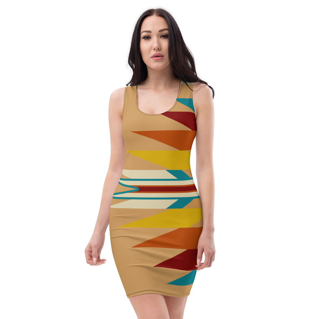 Native Print Sublimation Dress