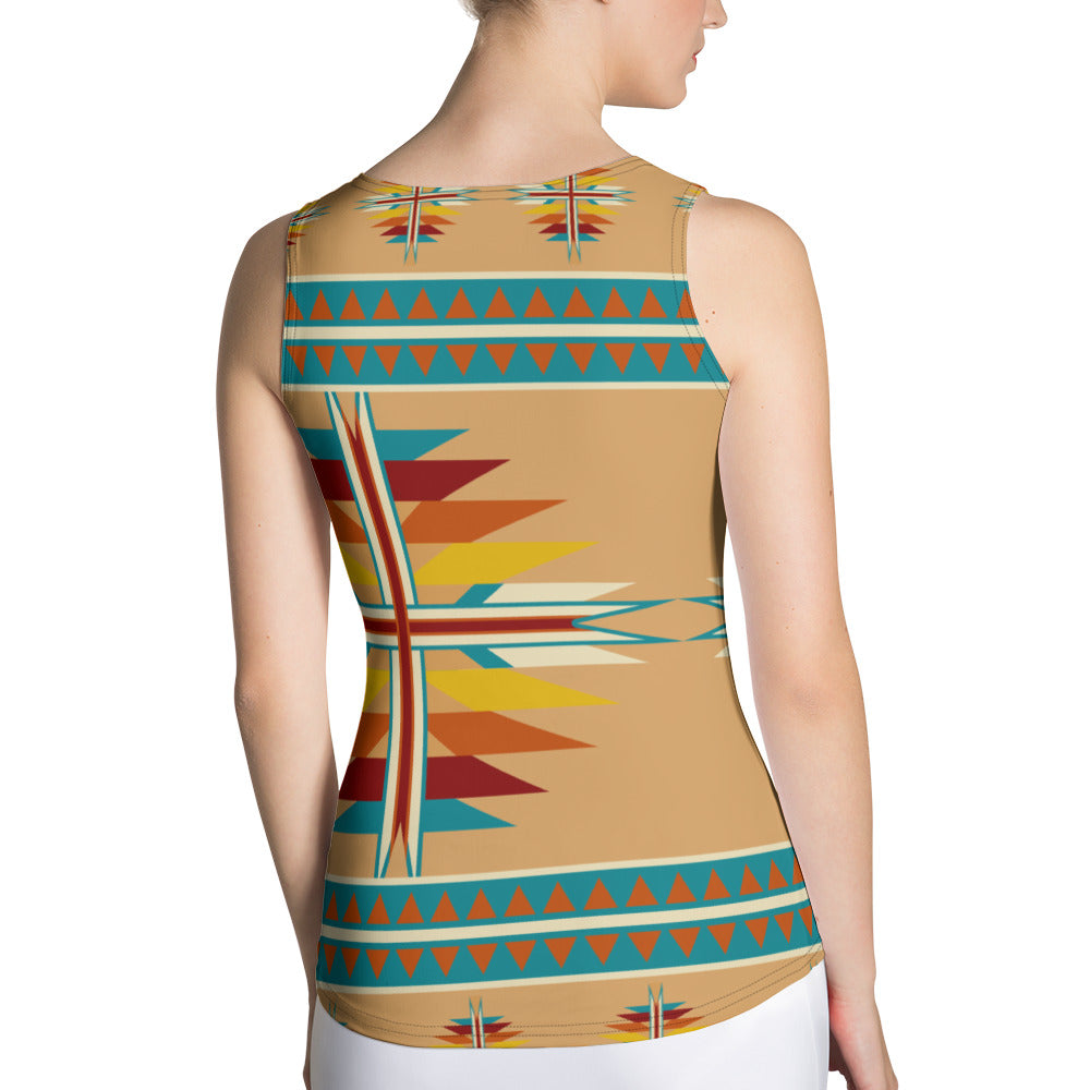 Native Print Sublimation Tank Top
