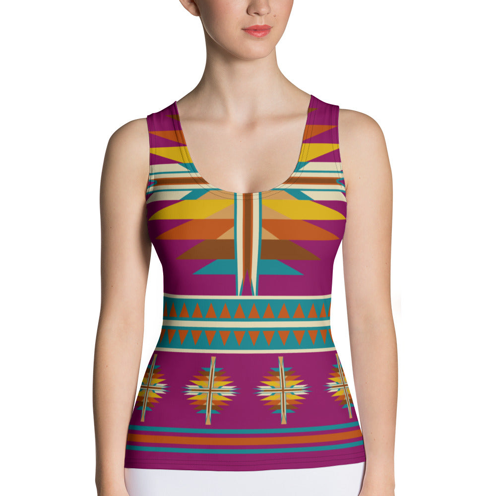Native Print Sublimation Tank Top