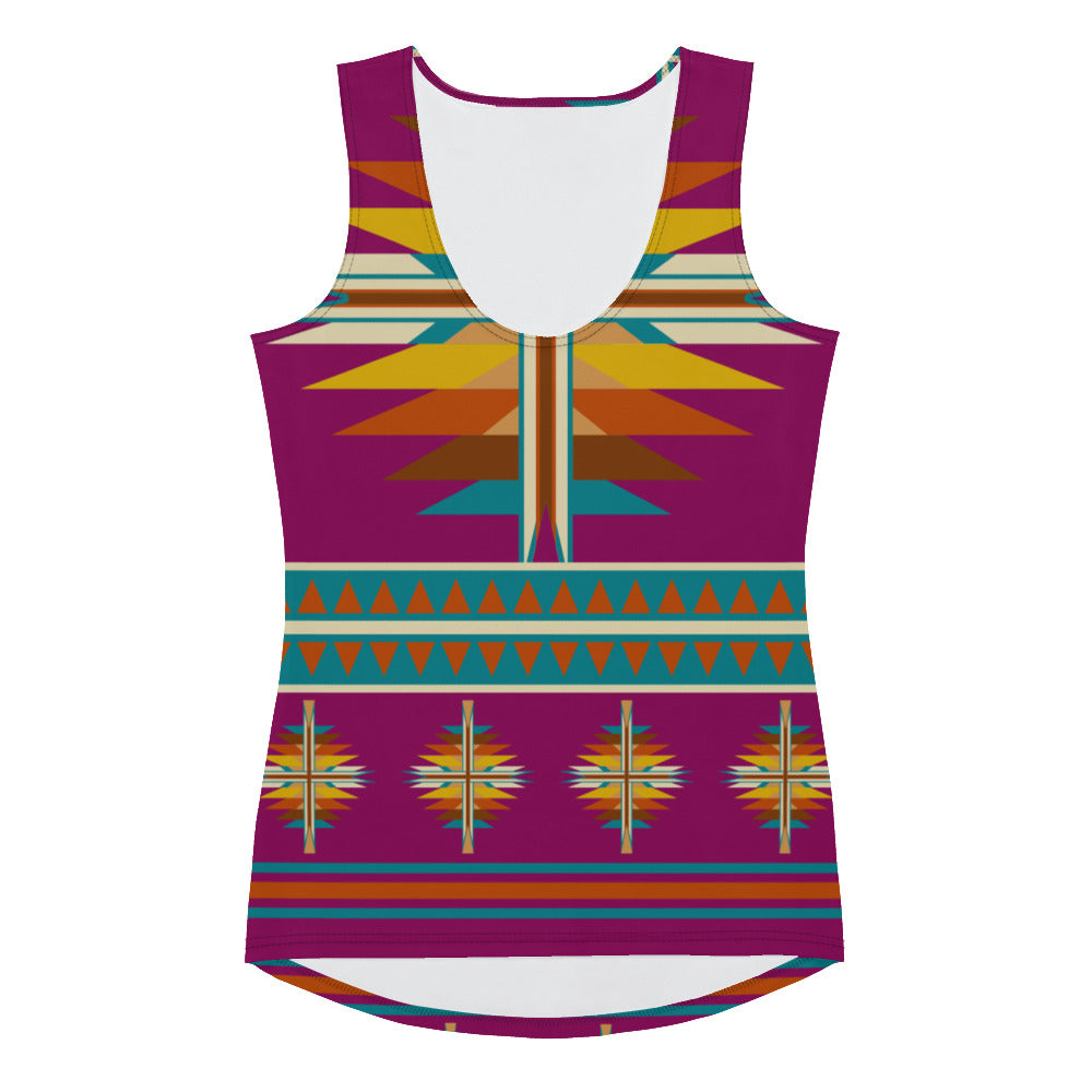 Native Print Sublimation Tank Top