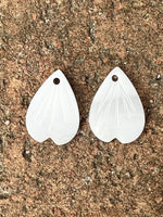 Carved Shell Petals 18x13mm