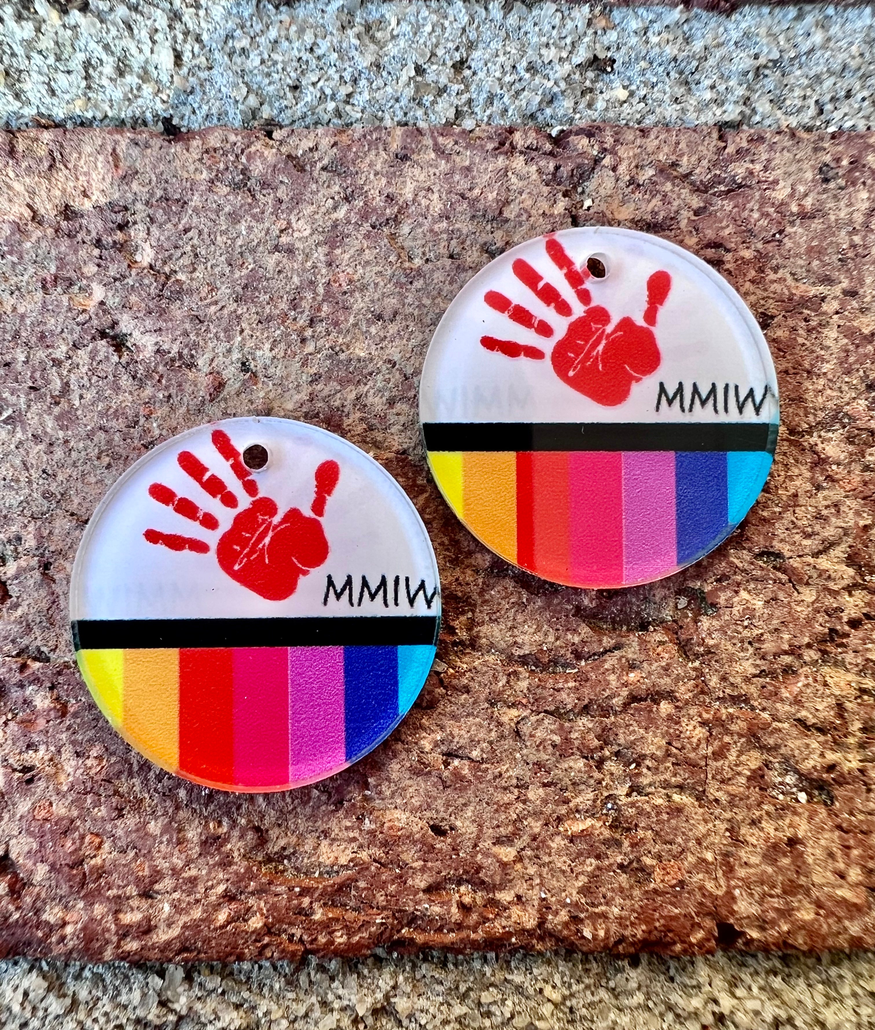 Inlay Style MMIW Circle 25mm Centerpiece