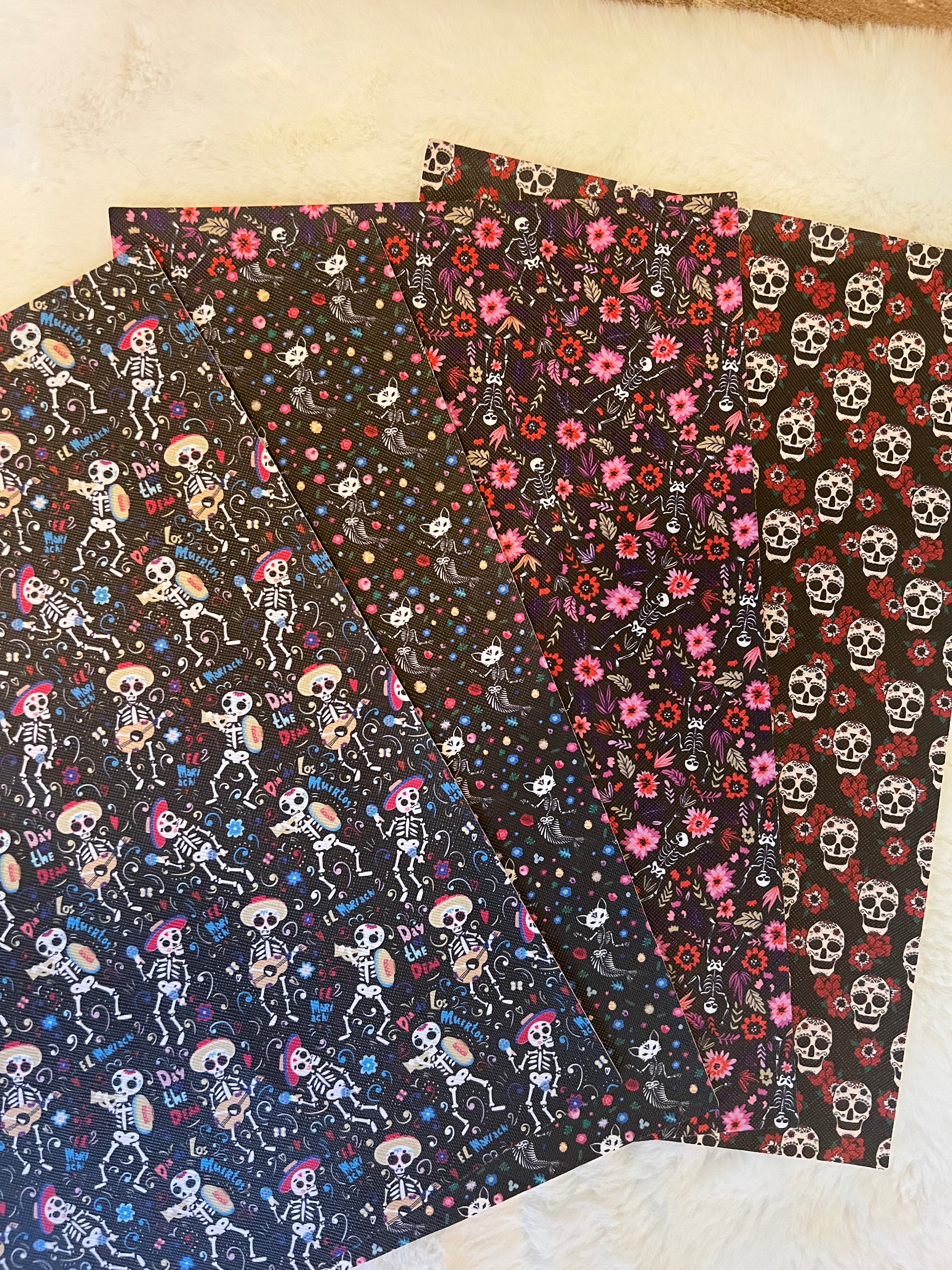 Sugar Skull Day of the Dead Backing Set