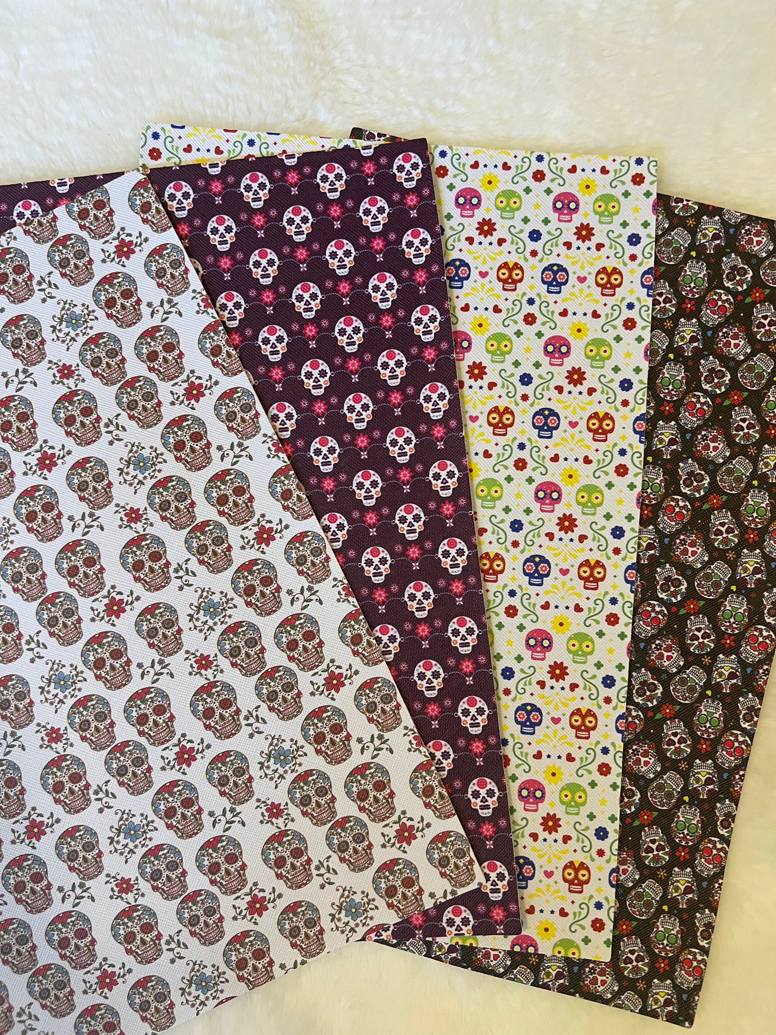 Sugar Skull Day of the Dead Backing Set