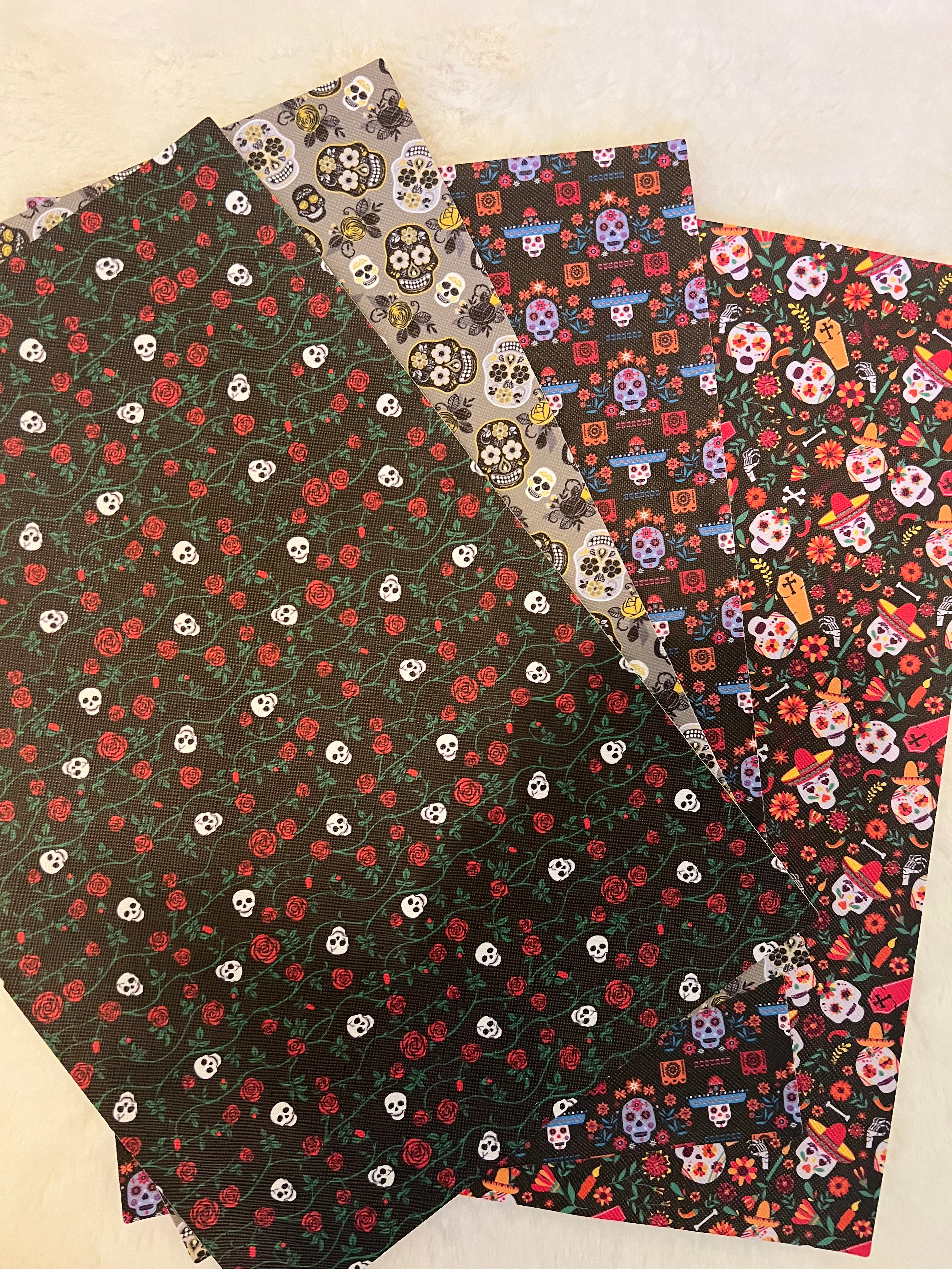 Sugar Skull Day of the Dead Backing Set