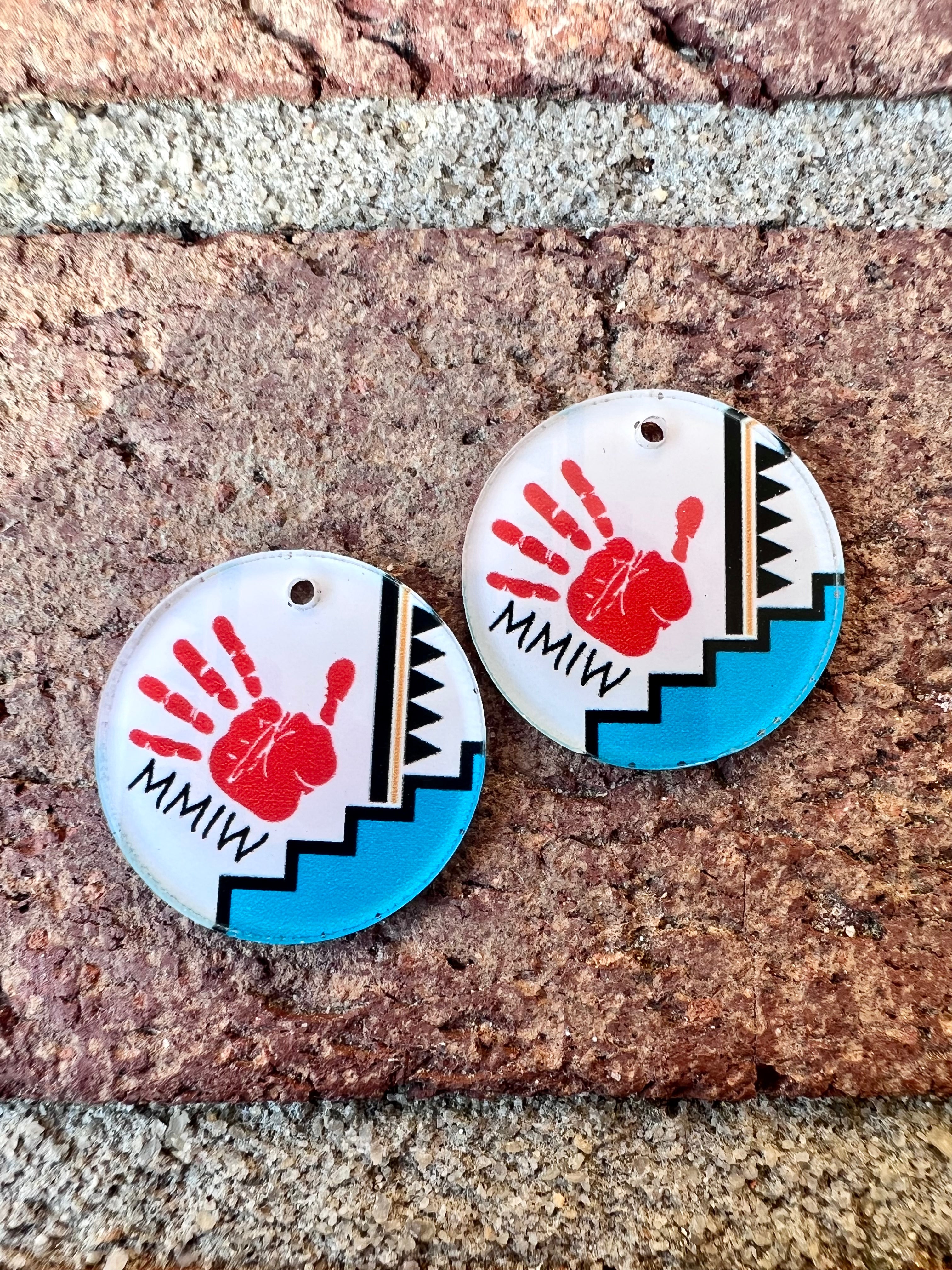 Inlay Style MMIW Circle 25mm Centerpiece