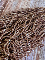 Taupe Beige 3mm Rondelle Beads #150 Discount Pack