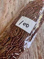 Bronze 3mm Rondelle Beads #100 Discount Pack
