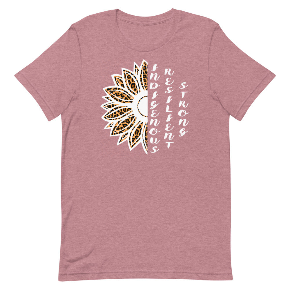 Indigenous Resilient Strong Sunflower T-shirt