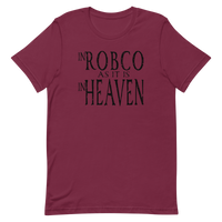 RobCo As it is in Heaven T-shirt: Black Writing