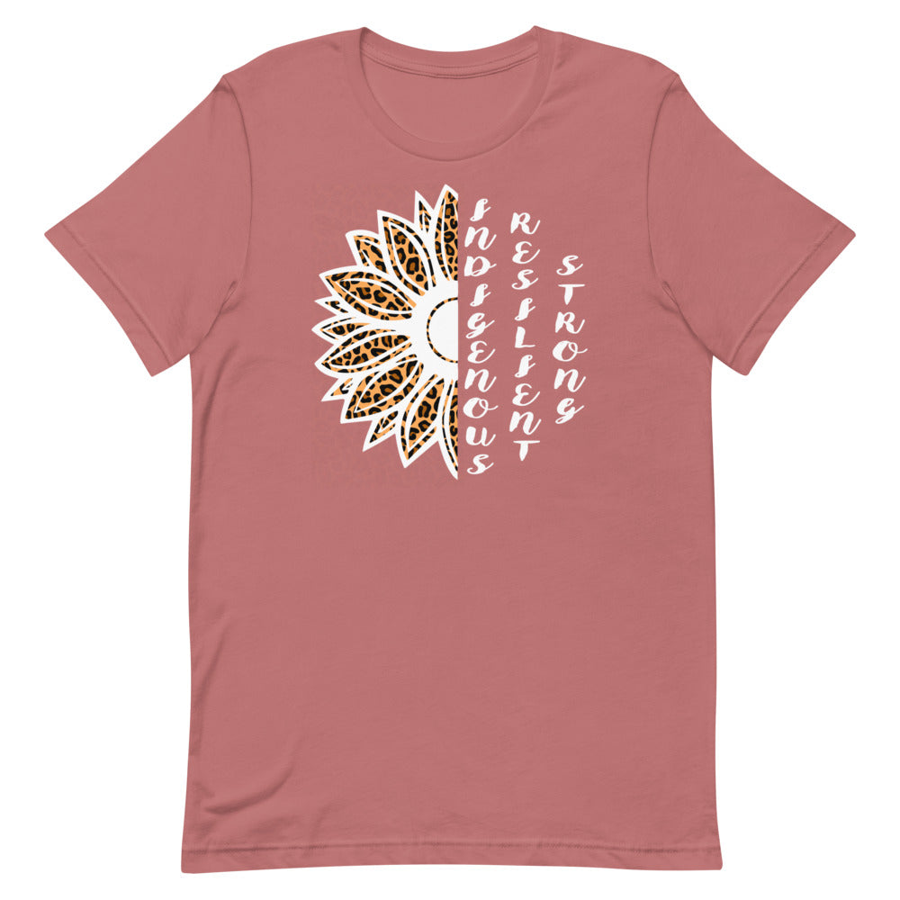 Indigenous Resilient Strong Sunflower T-shirt
