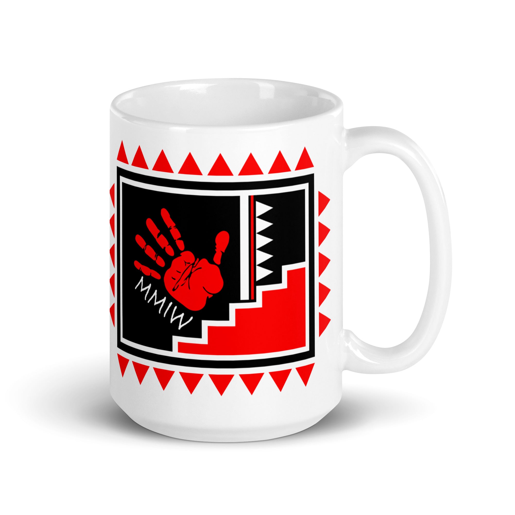MMIW White glossy mug