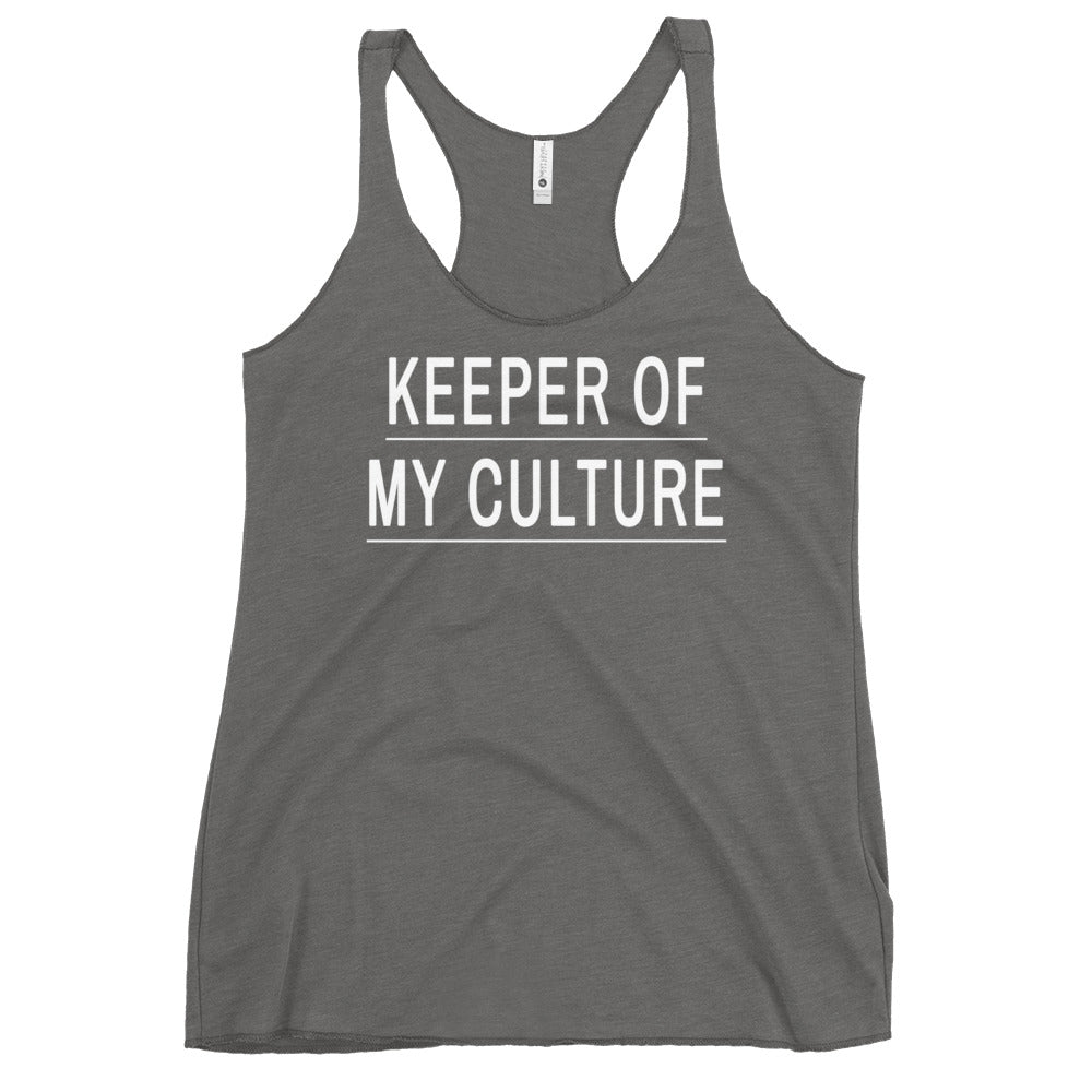 Keeper of My Culture Women's Racerback Tank